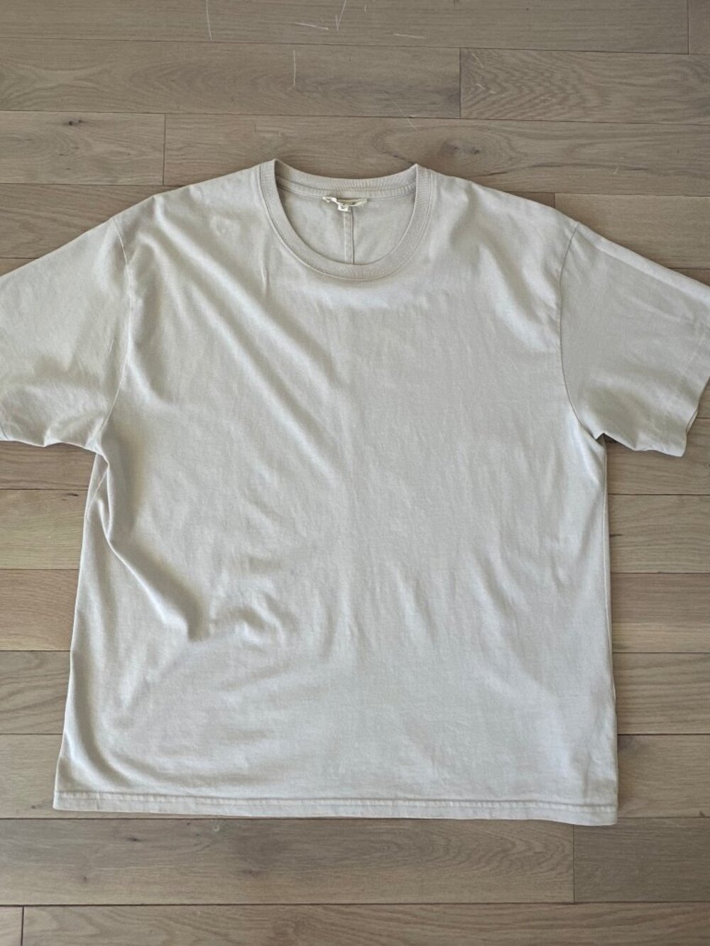 Madewell Oversized Crewneck Tee Cream M